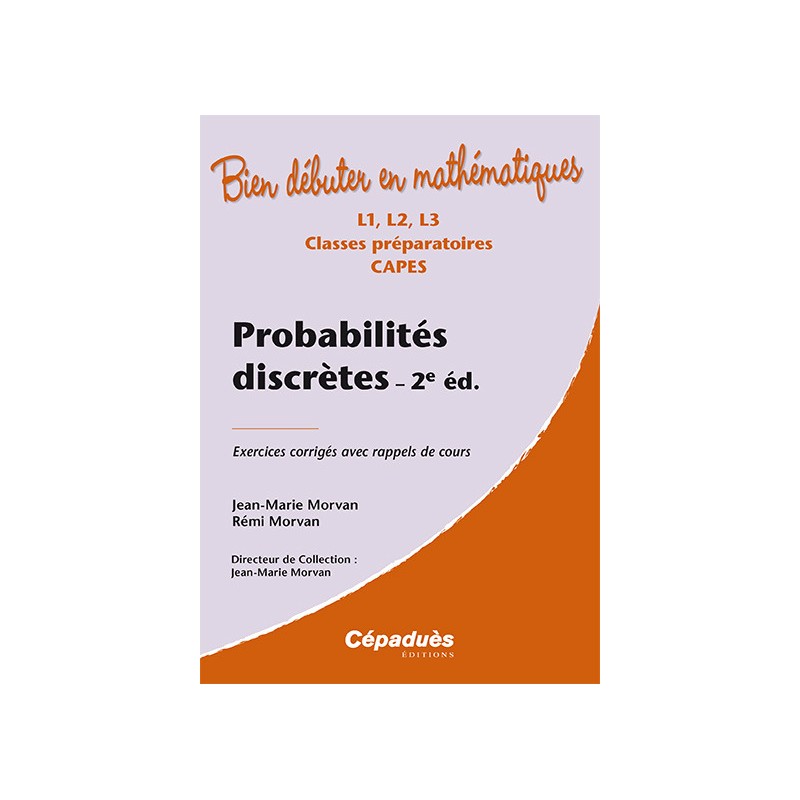 Probabilités discrètes 2e édition