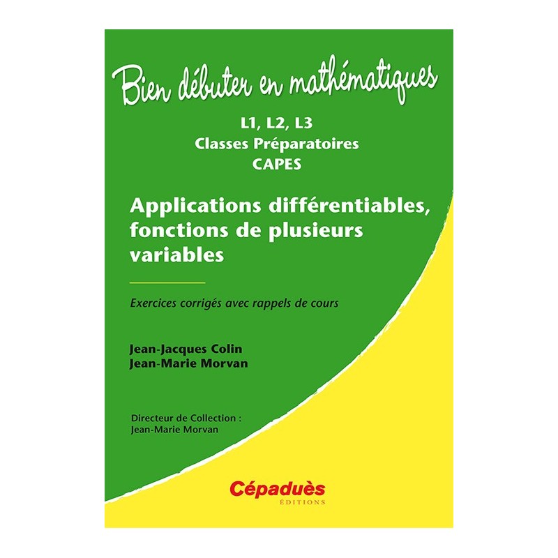Applications différentiables, fonctions de plusieurs variables