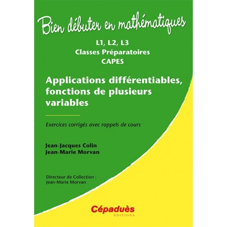 Applications différentiables, fonctions de plusieurs variables