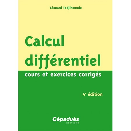 Calcul différentiel 4e édition 