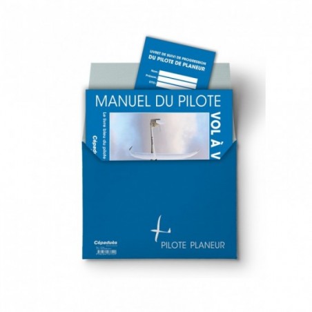 Pochette bleue du Pilote Planeur --- contient le Manuel Planeur et le livret de progression