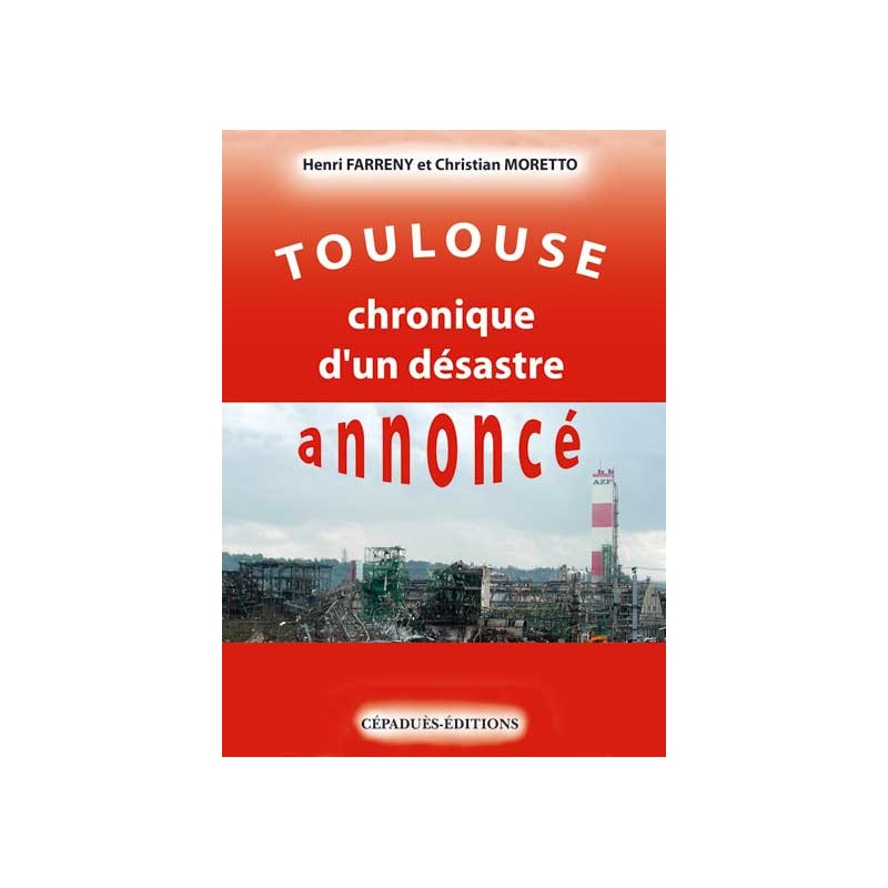 Toulouse Chronique d'un désastre annoncé AZF