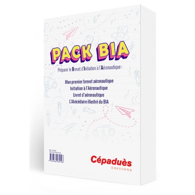 Pack BIA - Préparation du Brevet d'Initiation à l'Aéronautique - Coffret de 4 livres