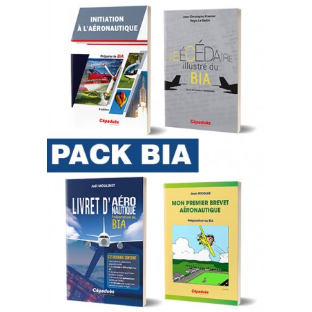 Pack BIA - Préparation du Brevet d'Initiation à l'Aéronautique - Coffret de 4 livres