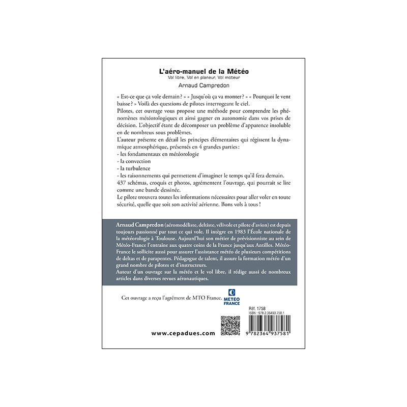 L'aéro-manuel de la Météo - Vol libre, Vol en planeur, Vol moteur