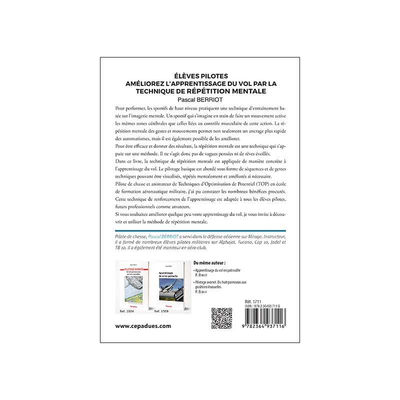 Élèves Pilotes. Améliorez l'apprentissage du vol par la technique de répétition mentale