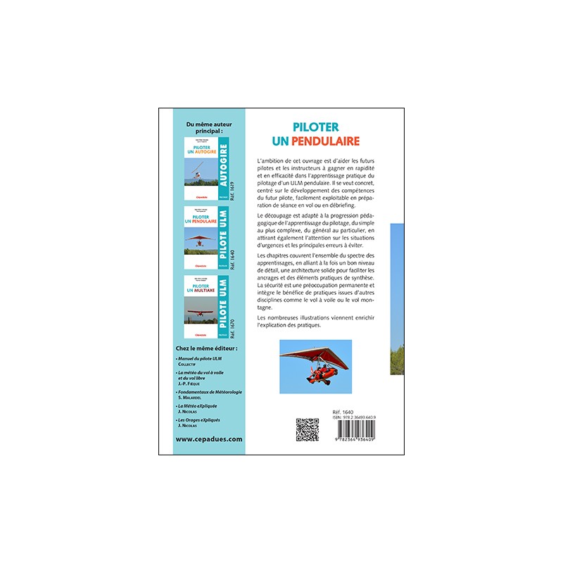 Piloter un Pendulaire ULM