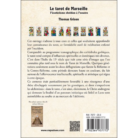 Le tarot de Marseille, l'ésotérisme chrétien à l'oeuvre.