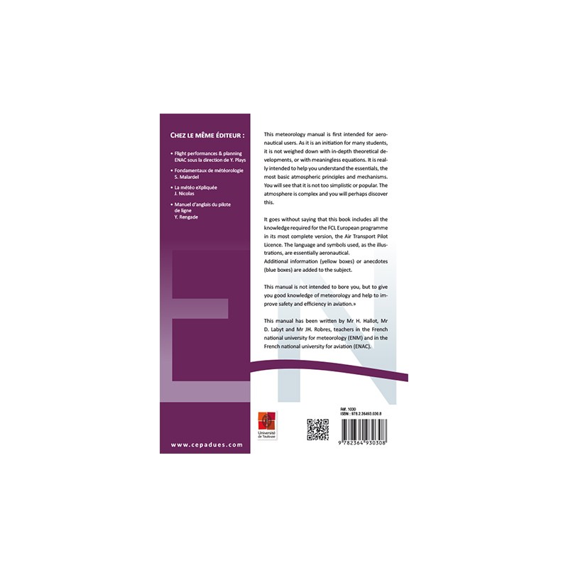 Meteorology for aviation - ENAC