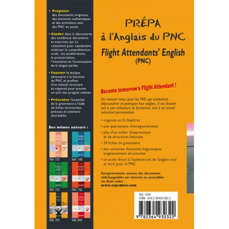 Prépa à l'Anglais du PNC. Flight Attendants'English - Second ed.