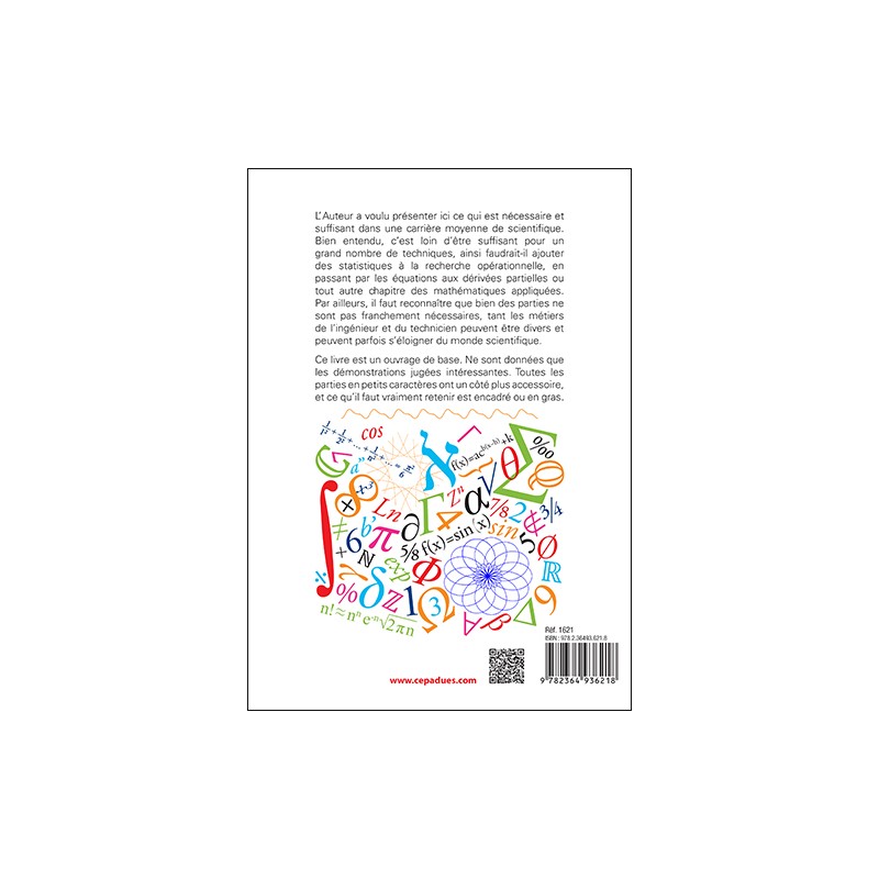 Mathématiques nécessaires et suffisantes pour l'ingénieur