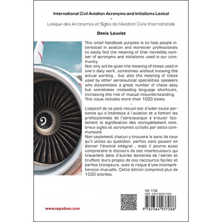 International Civil Aviation Acronyms and Initialisms Lexical / Lexique des Acronymes et Sigles de l'Aviation Civile Internatio