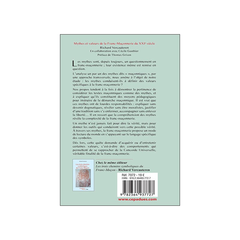 Mythes et valeurs de la Franc-Maçonnerie du XXIe siècle