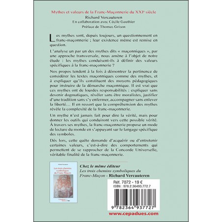 Mythes et valeurs de la Franc-Maçonnerie du XXIe siècle