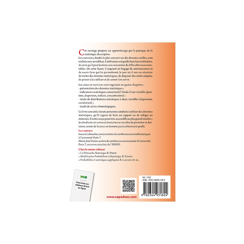 Introduction à la statistique descriptive, 3e édition