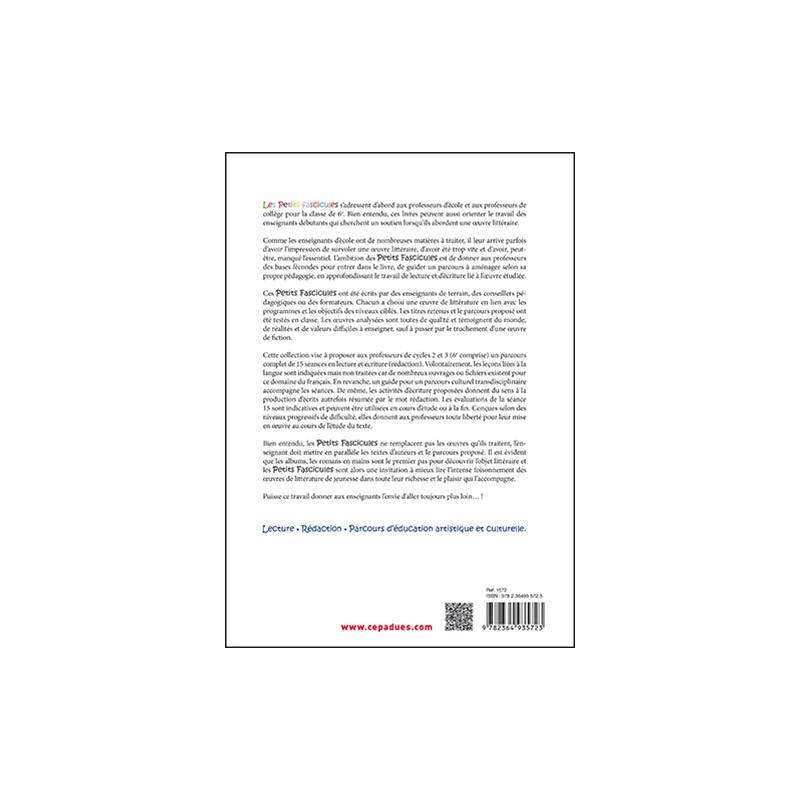 Petit fascicule à l'usage des enseignants pour la leçon de français sur Les Histoires Pressées de Bernard Friot