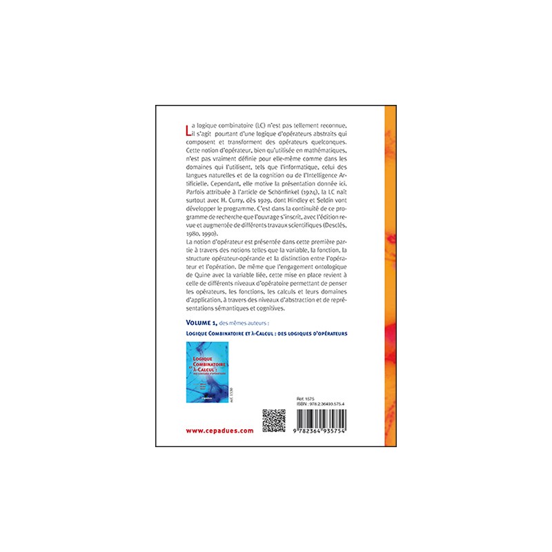 Calculs de signification par une logique d'opérateurs