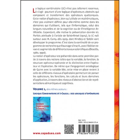 Calculs de signification par une logique d'opérateurs