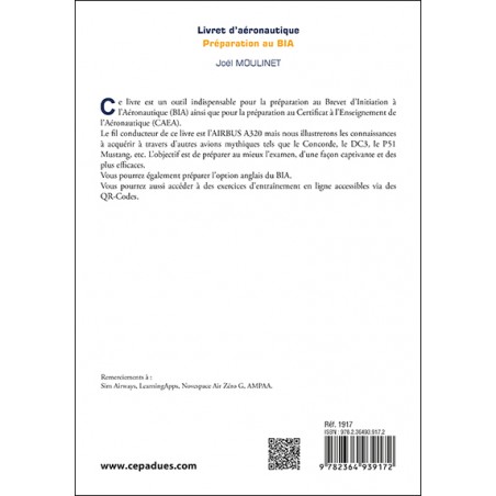 Livret d'aéronautique - Préparation au BIA. 2e édition