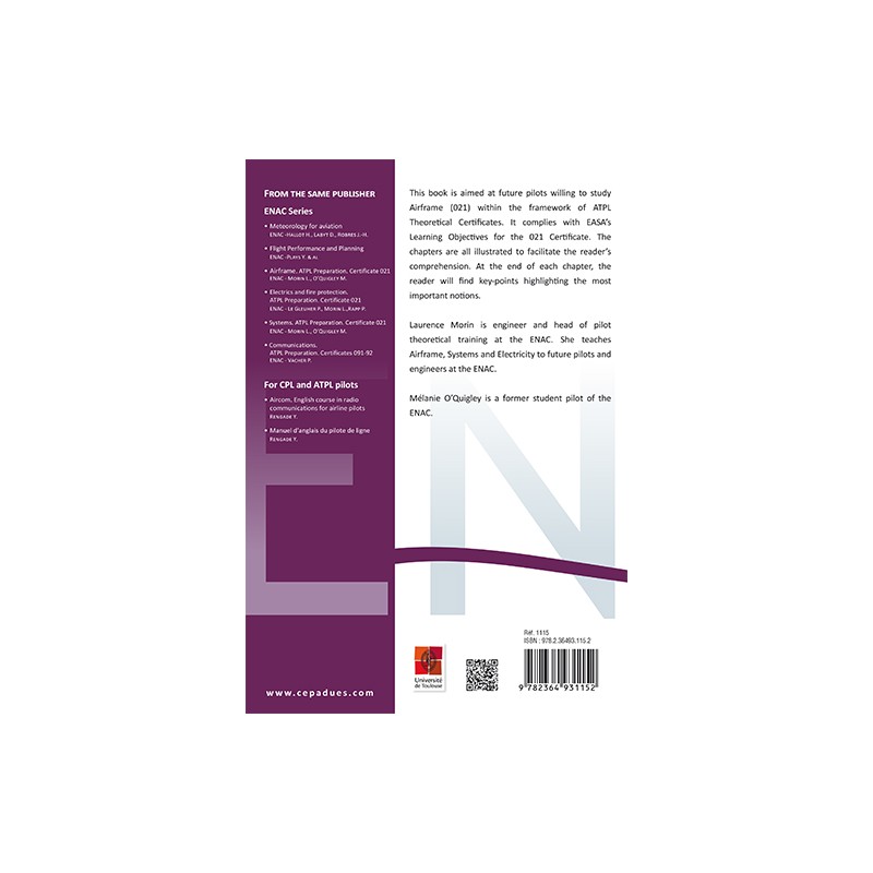 Airframe. ATPL Preparation Certificate 021 - ENAC
