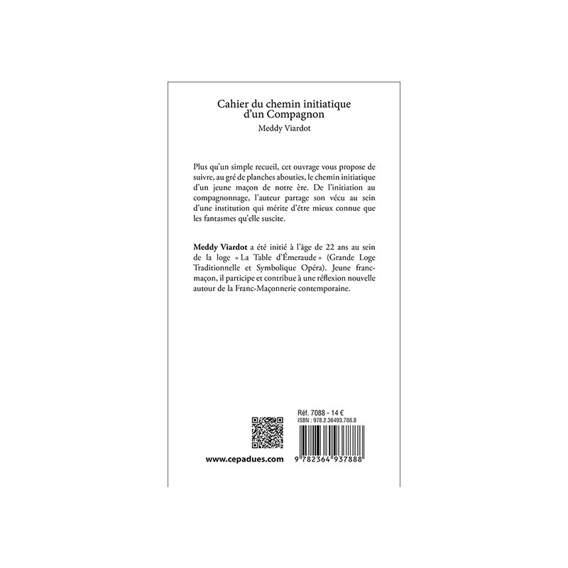 Cahier du chemin initiatique d'un Compagnon