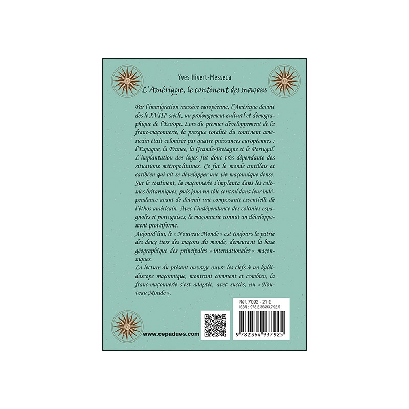 L'Amérique,  le continent des maçons