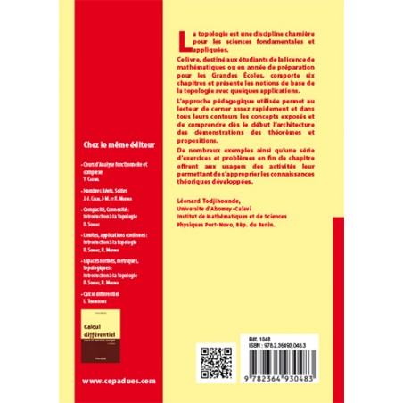 Topologie élémentaire, 2e édition Topologie élémentaire, 2e édition