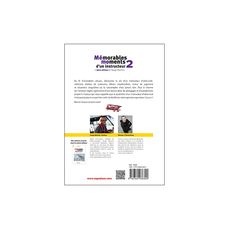 Mémorables moments d'un instructeur 2. L'aéro-mémo de Serge Boichot