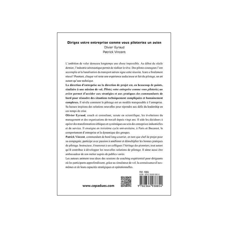 Dirigez votre entreprise comme vous piloteriez un avion