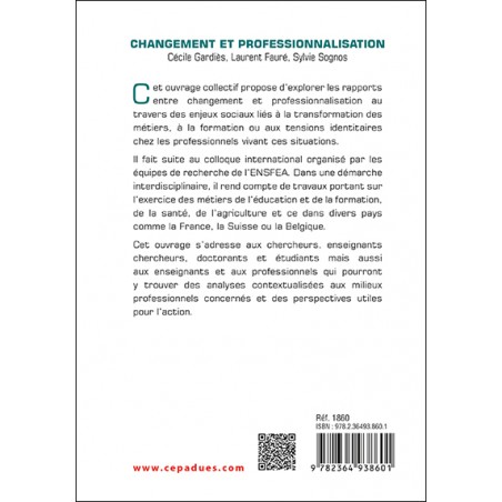 Changement et  professionnalisation