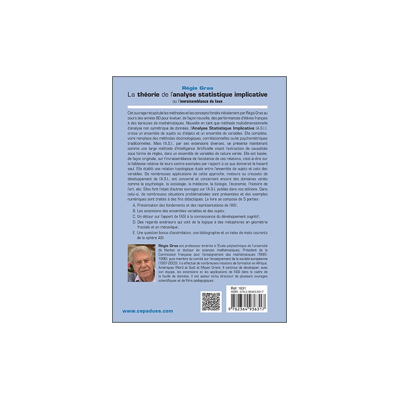 La théorie de l'analyse statistique implicative ou l'invraisemblance du faux