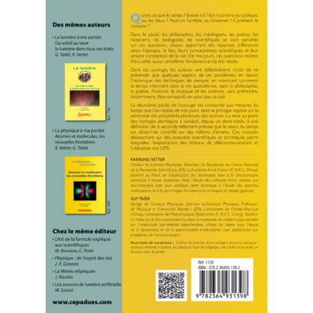 Le Temps à ma portée -  Le Temps, perception et mesure - les horloges atomiques