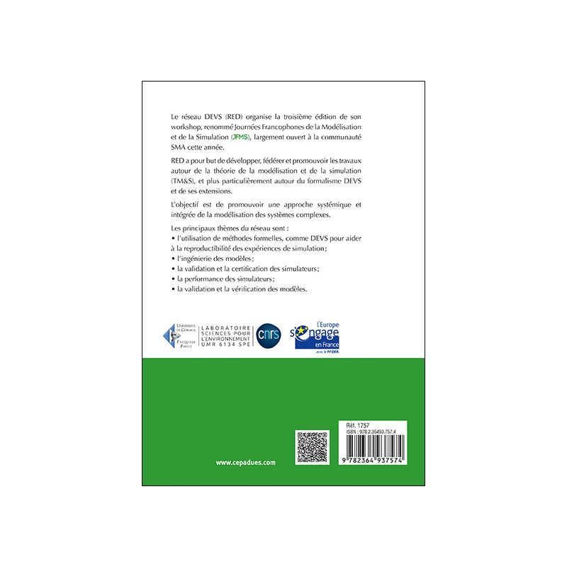 JFMS 2020 - Les Journées Francophones de la Modélisation et de la Simulation - Convergences entre la Théorie de la Modélisa