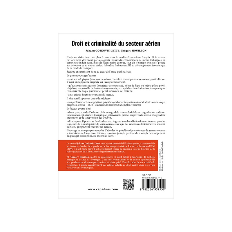 Droit et criminalité du secteur aérien