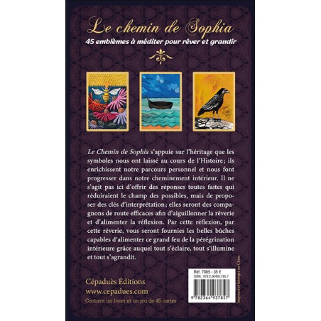 Le chemin de Sophia (coffret contenant un livret et un jeu de 45 cartes)