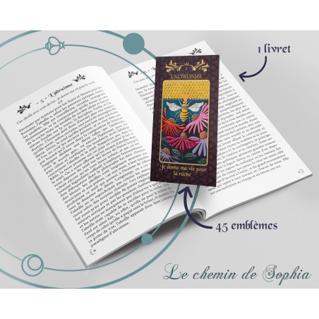 Le chemin de Sophia (coffret contenant un livret et un jeu de 45