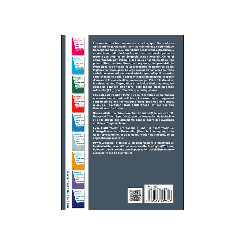 LFA 2022 - Rencontres francophones sur la Logique Floue et ses Applications