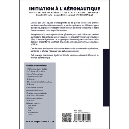 Initiation à l'Aéronautique - Préparer le BIA - 10e édition Initiation à l'Aéronautique - Préparer le BIA - 10e édition
