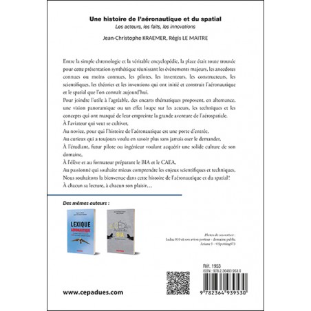 Une histoire de l’aéronautique et du spatial. Les acteurs, les faits, les innovations