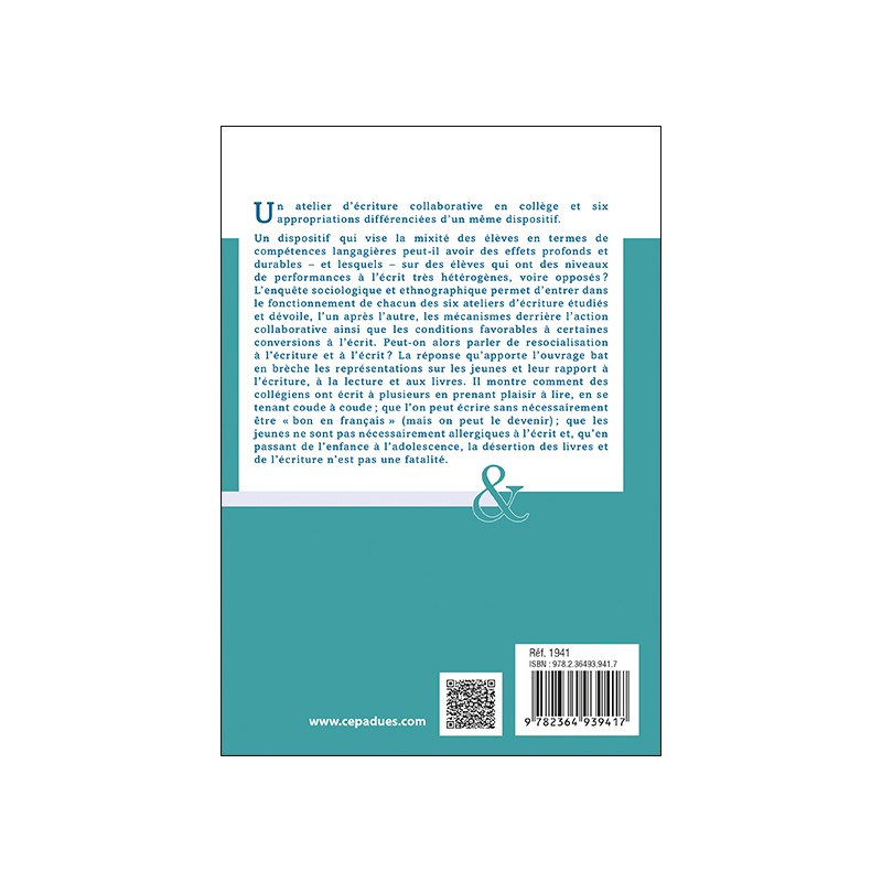 Écrire à plusieurs et transformer le rapport à l’écrit. Sociologie d’un tournant