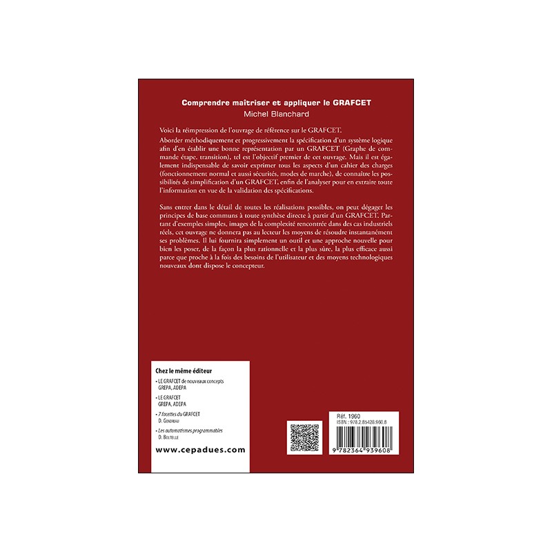 COMPRENDRE MAÎTRISER ET APPLIQUER LE GRAFCET