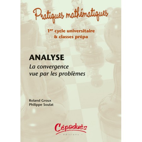 Analyse : la convergence vue par les problèmes + Cédérom