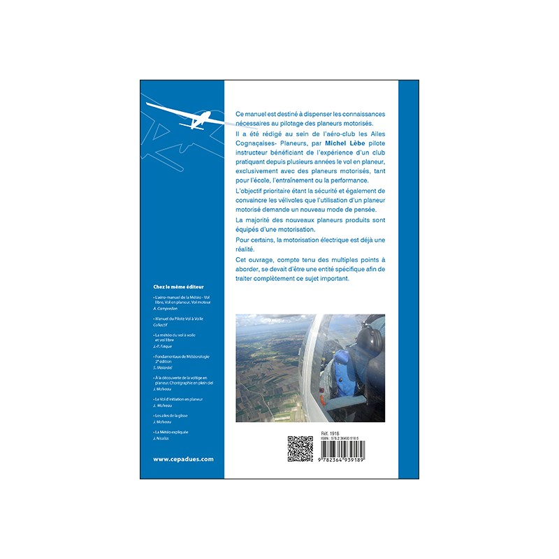 Manuel du pilote de planeurs motorisés - Motoplaneurs 3e édition