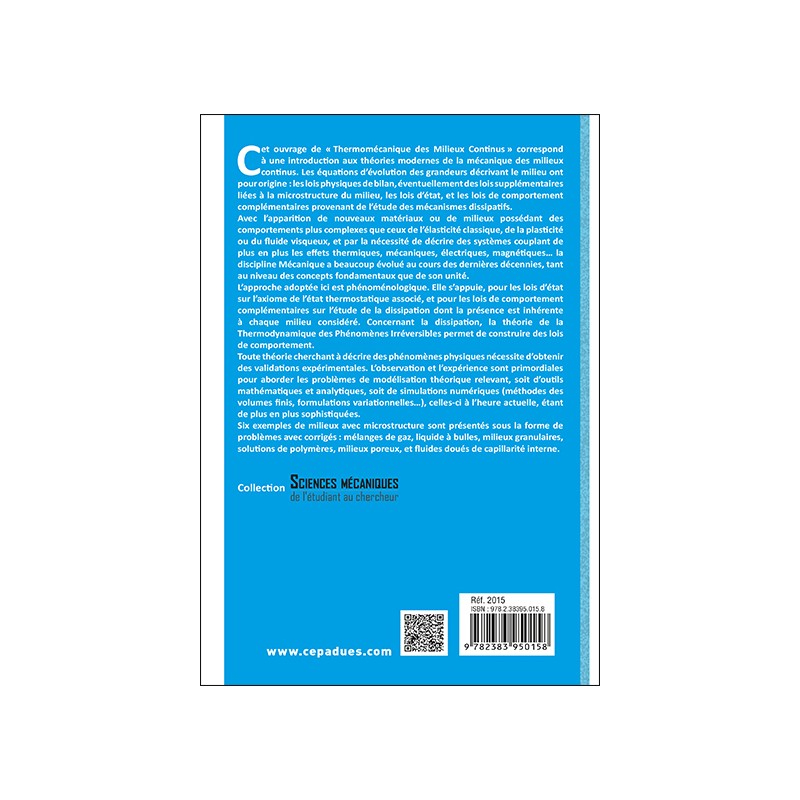 Thermomécanique  des Milieux Continus