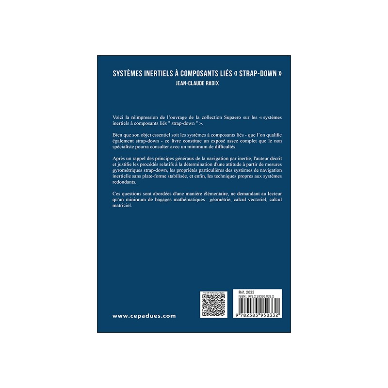 Systèmes inertiels à composants liés « strap-down »