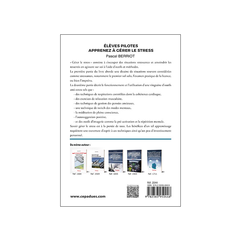 Élèves Pilotes. Apprenez à gérer le stress.
