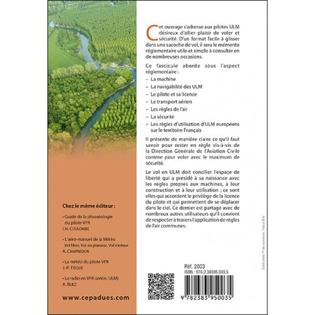 La réglementation ULM (12e édition) La réglementation ULM (12e édition)