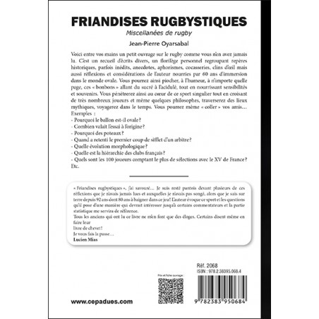 Friandises rugbystiques. Miscellanées de rugby 2e édition