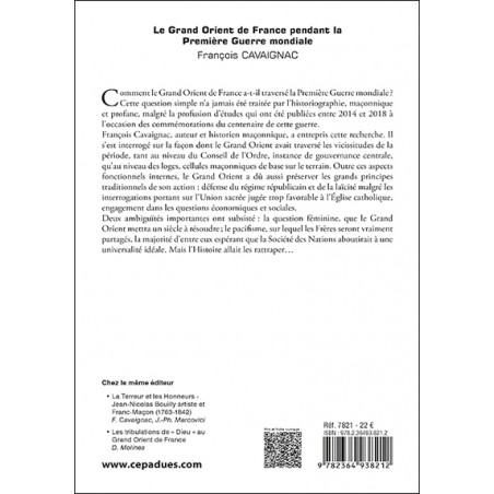 Le Grand Orient de France pendant la Première Guerre mondiale