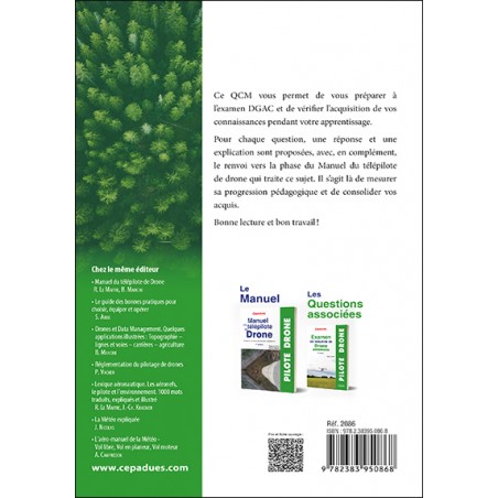 Examen de télépilote de drone. Questions et explications. 6e édition